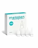 metapen Compatible con Apple Pencil 2 Gen y 1 Gen y Logitech Stylus, Puntas Duraderas para iPad, Puntas de Lápiz Altamente Sensibles (4 Piezas, Blanco)