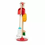 Melissa & Doug Juego De Limpieza para Niños, Juego de imitación con Accesorios para Barrer, desempolvar y Fregar, Juguete Montessori, Juego Creativo, Regalo para niños y niñas de 3 años y más