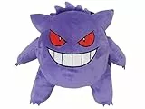 CYPBRANDS Pokémon - Mochila Infantil, Diseño Gengar de Peluche, con Cintas Ajustables y Desmontables, Color Morado, Producto Oficial
