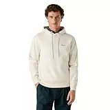 Pepe Jeans Macbeth Small Logo Plain Hoodie Sudadera, Beige (Blanco Marfil), M para Hombre