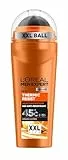 L'Oréal Men Expert Thermic Resist Desodorante Para Hombre Roll-On Anti-transpirante 48h eficaz incluso a 45ºC XXL 100ml