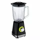 Bergner Xtra Batidora de vaso 1000W de 1,5L con 2 velocidades + Turbo