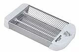 Bastilipo - Tostador plano, 600W, 2 resistencias, temporizador mecánico, color blanco, TPB-600