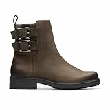 Clarks Bahía Orinoco2, Botas de Moda Mujer, Mole Grey Lea, 40 EU