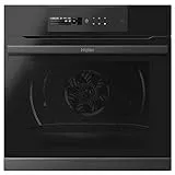 Haier I-Message Series 4 HWO60SM5B9BH- Horno Multifunción, Pirolítico, Conectividad WIFI, Capacidad 70L, Sonda térmica, 13 Funciones, Interfaz táctil, Iluminación Lateral, Negro