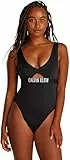 Calvin Klein Traje de baño Mujer One Piece Espalda Abierta, Negro (Pvh Black), S