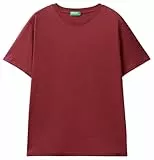 United Colors of Benetton T-Shirt 3u53j1f15 Camiseta, Rojo, L para Hombre