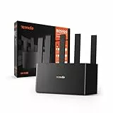 Tenda Router WiFi 7 BE5100 de Doble Banda, WiFi Mesh, 1 Puerto de 2,5 Gbps + 3 Puertos WAN/LAN Gigabit, 5 Antenas Verticales, Tecnología MLO, 4K-QAM, Gaming VR/AR, NFC, Compatible con VPN