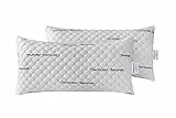 Todocama - Almohada viscoelástica Carbono con Copos 100% viscoelásticos. Tejido Strech de Carbono. Firmeza Media - Alta. (Todas Las Medidas Disponibles) (Pack 2 x 75 cm)