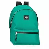 Pepe Jeans Aris Evergreen Mochila para Portátil Doble Compartimento Portátil 15,6 pulgadas Verde 31x44x17,5 cms Poliéster by Joumma Bags
