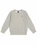 Champion Legacy Basics B-Ultralight Powerblend Fleece Crewneck Sudadera Deporte Mujer, Gris Claro, 15-16 Años para Niños
