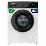 Cecotec Lavadora 6Kg Carga Frontal Bolero DressCode 620 Inverter. 1000RPM, 16 Programas, Bajo Consumo, Motor Inverter Plus, Función Vapor, Pre-Lavado, Programa Rápido 15', Spa Care y Delay Start