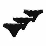 Puma String, Negro (Black), S (Pack de 3) para Mujer