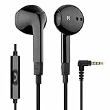 Ludos FEROX Auriculares In Ear con Cable y Microfono, 5 Años de Garantía, Auricular con Jack, Cascos Musica con Graves Potentes, para iPhone, iPad, Samsung, Xiaomi, Gaming, Móvil, MP3 - Negro