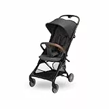 Bebeconfort Zephir, Silla Paseo Compacta, 0-4 Años (22 kg máx.), Silla Paseo Ligera para Viajar(5,6 kg), Apta para Cabina Avión, Asiento con Reclinación Total, Cesta Almacenamiento, Mineral Graphite