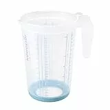 keeeper Jarra medidora con base antideslizante, 1,5 L, Massimo, Azul Nordic