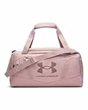 Under Armour Unisex Undeniable 5.0 Duffle Extra Small, bolsa deportiva y de viaje impermeable, bolsa de gimnasio con bolsillos y correaTourmaline Pink/Tourmaline Pink/Maroon Mist,XS