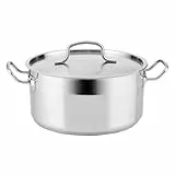 Quid Azzero Cacerola Acero Inoxidable 22x10,5cm - 3,8l Acero INOX Apto Vitrocerámica Apto Inducción 100% Higiénico