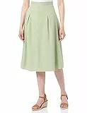 VERO MODA Vmjesmilo HW Calf Skirt Wvn Ga Noos Falda, Verde Claro, S para Mujer