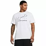 Under Armour UA GL Foundation Update Camiseta de manga corta para hombre, camiseta estampada para hacer deporte, color blanco/negro