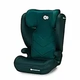 Kinderkraft I-SPARK Silla de coche, i-Size, para bebé, Grupo 2/3 100-150 cm, de 3,5 a 12 años, de 15 a 36 kg, ligera (4,5 kg), cinturón de seguridad de 3 puntos, Protección lateral, Verde