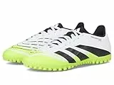 adidas Predator Club Turf Football Boots, Botas de fútbol Unisex Adulto, FTWR White/Core Black/Lucid Lemon, 40 2/3 EU