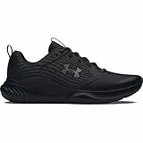 Under Armour UA Charged Commit TR 4 Zapatillas de entrenamiento para hombre, ligeros y duraderos zapatos deportivos para correr, color negro/negro oscuro/gris brezo