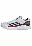 adidas Courtquick Mens Padel Shoes, Zapatos Hombre, Cloud White/Core Black/Lucid Red, 40 2/3 EU