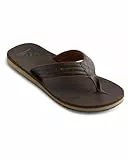 Quiksilver Carver Nubuck - Sandals For Men, Chanclas Hombre, Marrón (Demitasse Solid Ctk0), 45 EU