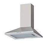 CATA Campana Extractora VK 5000 X Control Mecánico 3 Niveles Extracción 480 m3/h Nivel Sonoro 56 dB Motor K10 Consumo 110 W Iluminación Led Color Inox