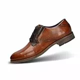 bugatti 311-ajy06, Zapatos con Cordones Hombre, coñac, 42 EU