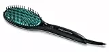 Rowenta Cepillo alisador Power Straight CF5820F0 - especial para cabello muy rizado, con generador de iones y temperatura regulable hasta 200º, púas de gran sujeción desde la raíz