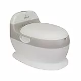 TORAL Orinal Bebe Musical Acolchado. Inodoro portatil handy potty. Ayuda al aprendizaje de bebés y niños. Perfecto como orinal bebe 2 años o baño portatil. Orinal portatil con sonido incluido. +18m