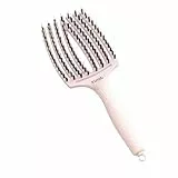 Olivia Garden – Fingerbrush Cuidado icónico con cerdas de Jabalí & Nylon, Rosa Pastel, Talla Grande