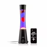 InnovaGoods® Lampara de Lava con Altavoz, Lámpara de Lava estilo retro, Lamparas de mesita de noche, Funciona con una bombilla E14-R39. Incluye Bombilla de repuesto. Ideal para habitación, Salón.