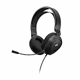 Corsair HS35 v2 Multiplataforma Auriculares con Cable para Juegos – Micrófono Omnidireccional Flexible – Conectividad Universal de 3,5 mm – PC, Mac, PS5, PS4, Xbox, Nintendo Switch, Móvil – Carbón