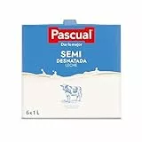 Pascual - Leche Pascual Semidesnatada - Bienestar Animal - Pack 6 x 1 L