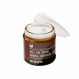 [Mizon] Crema Reparadora con Baba de Caracol (75g) humectante facial con extracto de mucina de caracol, crema de recuperación, cosmético coreano todo en uno, cuidado de arrugas y manchas