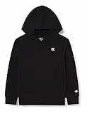 Champion Legacy Basics B-Ultralight Powerblend Fleece Sudadera con Capucha, Negro, 15-16 Años para Niños