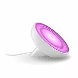 Philips Hue – Lámpara inteligente Hue Bloom, Lámpara de Mesa LED Inteligente, Luz Blanca y de Colores, Compatible con Alexa y Google Home, Color Blanco