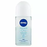 Nivea Roll On Alu Free Fresh Natural 0% Desodorante sin Aluminio, 50g, Pack de 1