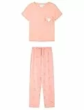 Women'secret Long Pyjama MULTILICENSE Play Smiley Pijamas, Rosa, S para Mujer