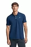 Polo Club - Poloshirt para Hombre | Polo Manga Corta Algodón Piqué | Logo Bordado Rigby Go | Ideal para Verano | Regular Fit | Combinable con Chinos o Vaqueros, Azul Índigo, M, Algodón