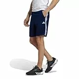 adidas Hombre Train Essentials Piqué 3-Stripes Training Shorts, Dark Blue/White, XL