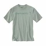 Carhartt Relaxed Fit Heavyweight Short-Sleeve Logo Graphic T-Shirt Camiseta Work Utility, Seabrook, XL Hombres