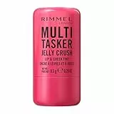 Rimmel London Multitasker Jelly Crush | Colorete y pintalabios en stick | Tono Pink Sublime 200 | Sabor a Frambuesa | Fórmula ligera | 8.5g