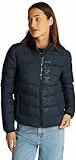 Tommy Jeans Cazadora de plumas Mujer Down Printed con cuello alto, Azul (Dark Night Navy), L