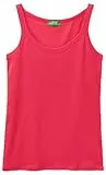 United Colors of Benetton Camiseta de Tirantes 3ga2e8397, Rojo Magenta 34l, S para Mujer