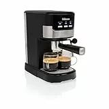 Tristar Máquina de Espresso 2 tazas a la vez | Apta para cápsulas de Nespresso y café molido | Calienta tazas | Apto para lavavajillas | 20 bares | 1100 W | CM-2278