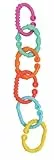 Playgro Juguete Colgante, 24 Anillos, Desde los 3 Meses, Loopy Links, Multicolor, 40134